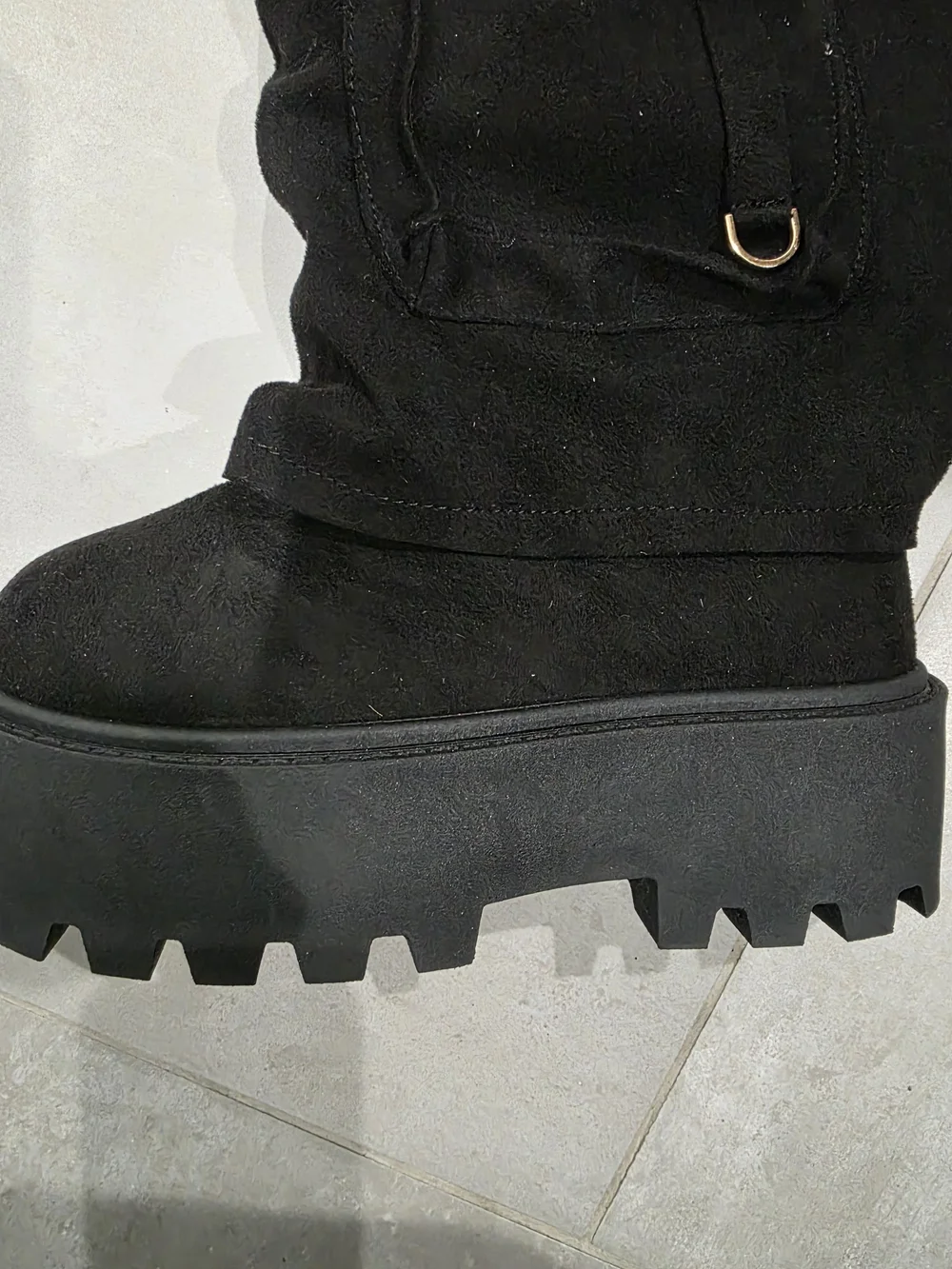 New Rouge brand cargo boots